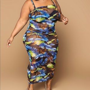 Tropical Breeze Dress MULTI PRINT